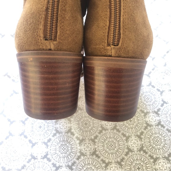 Sole Society Tracy Tan Suede Ankle Bootie - Picture 6 of 14